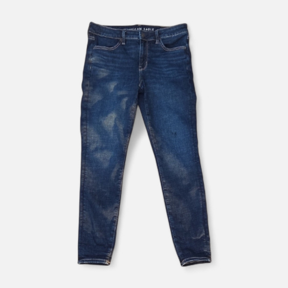 American Eagle Dark Blue Jeggings Size 10